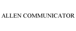 ALLEN COMMUNICATOR trademark
