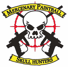 MERCENARY PAINTBALL SKULL HUNTERS trademark