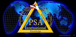 PSA INTERNATIONAL KNOWLEDGE SAFETY INTEGRITY THE PROFESSIONAL SCUBA ASSOCIATION - SINCE 1962 ARTWORK BY KEVIN LAM trademark