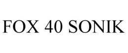 FOX 40 SONIK trademark
