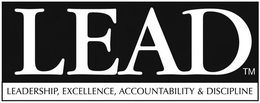 LEAD LEADERSHIP, EXCELLENCE, ACCOUNTABILITY & DISCIPLINE trademark