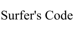 SURFER'S CODE trademark