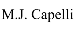 M.J. CAPELLI trademark