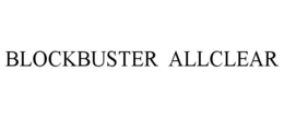 BLOCKBUSTER ALLCLEAR trademark