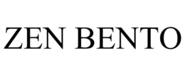ZEN BENTO trademark