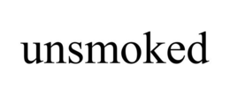 UNSMOKED trademark