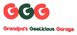 GGG GRANDPA'S GEELICIOUS GARAGE trademark