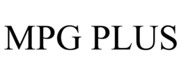 MPG PLUS trademark