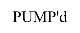 PUMP'D trademark