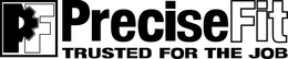 PRECISE FIT TRUSTED FOR THE JOB PF trademark