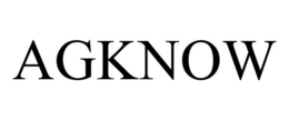 AGKNOW trademark