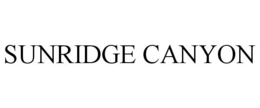 SUNRIDGE CANYON trademark