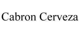 CABRON CERVEZA trademark