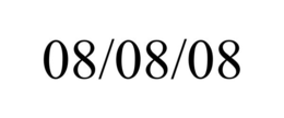 08/08/08 trademark