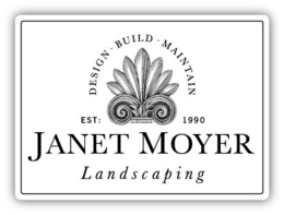 DESIGN · BUILD · MAINTAIN EST: 1990 JANET MOYER LANDSCAPING trademark