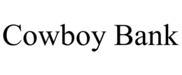 COWBOY BANK trademark