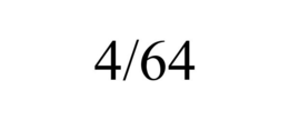 4/64 trademark