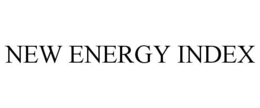 NEW ENERGY INDEX trademark
