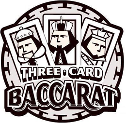 THREE · CARD BACCARAT trademark