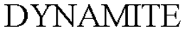 DYNAMITE trademark