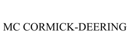 MC CORMICK-DEERING trademark