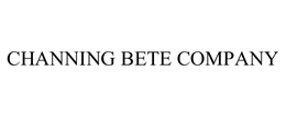 CHANNING BETE COMPANY trademark