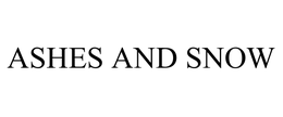 ASHES AND SNOW trademark