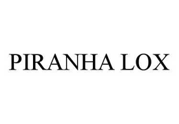 PIRANHA LOX trademark