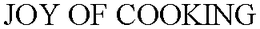 JOY OF COOKING trademark