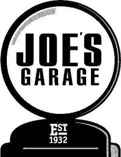 JOE'S GARAGE EST 1932 trademark