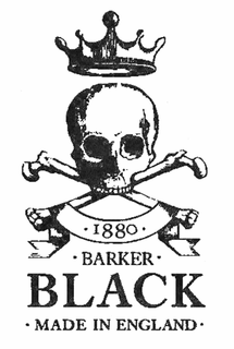 1880 BARKER BLACK MADE IN ENGLAND trademark