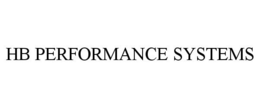 HB PERFORMANCE SYSTEMS trademark