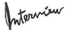 INTERVIEW trademark