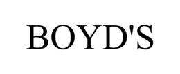 BOYD'S trademark