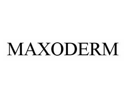 MAXODERM trademark