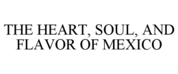 THE HEART, SOUL, AND FLAVOR OF MEXICO trademark