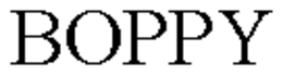 BOPPY trademark