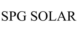SPG SOLAR trademark