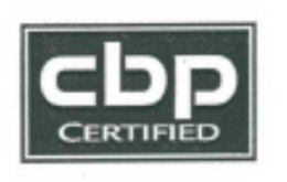CBP CERTIFIED trademark
