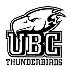 UBC THUNDERBIRDS trademark