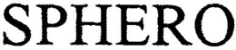 SPHERO trademark