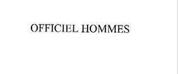 OFFICIEL HOMMES trademark