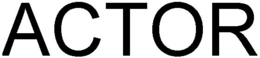 ACTOR trademark