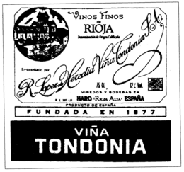 VIÑA TONDONIA trademark