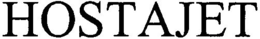HOSTAJET trademark