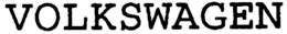 VOLKSWAGEN trademark