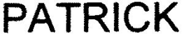 PATRICK trademark