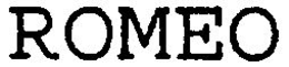ROMEO trademark