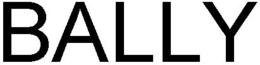 BALLY trademark