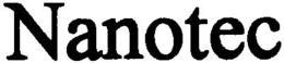 NANOTEC trademark